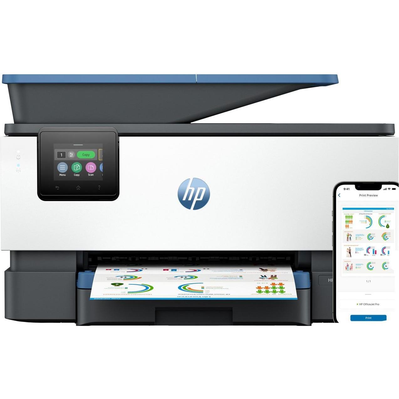 HP Officejet Pro 9125E (Farbe), Drucker