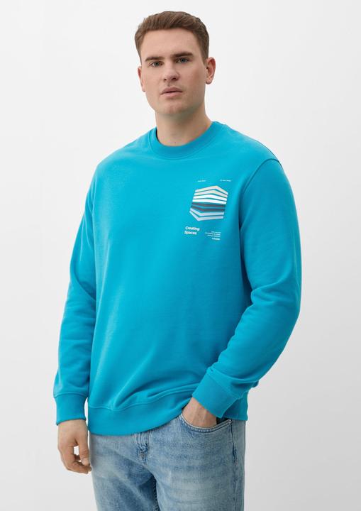 Produktbild s.Oliver Sweatshirt Sweatshirt mit Frontprint (XXL)