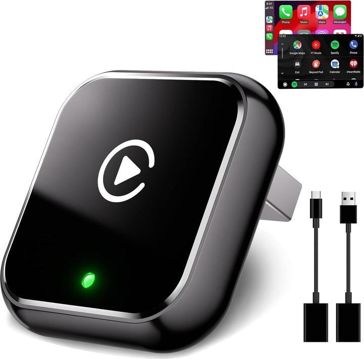 Produktbild Mynoveex 2-in-1 Wireless Adapter für CarPlay/Android Auto