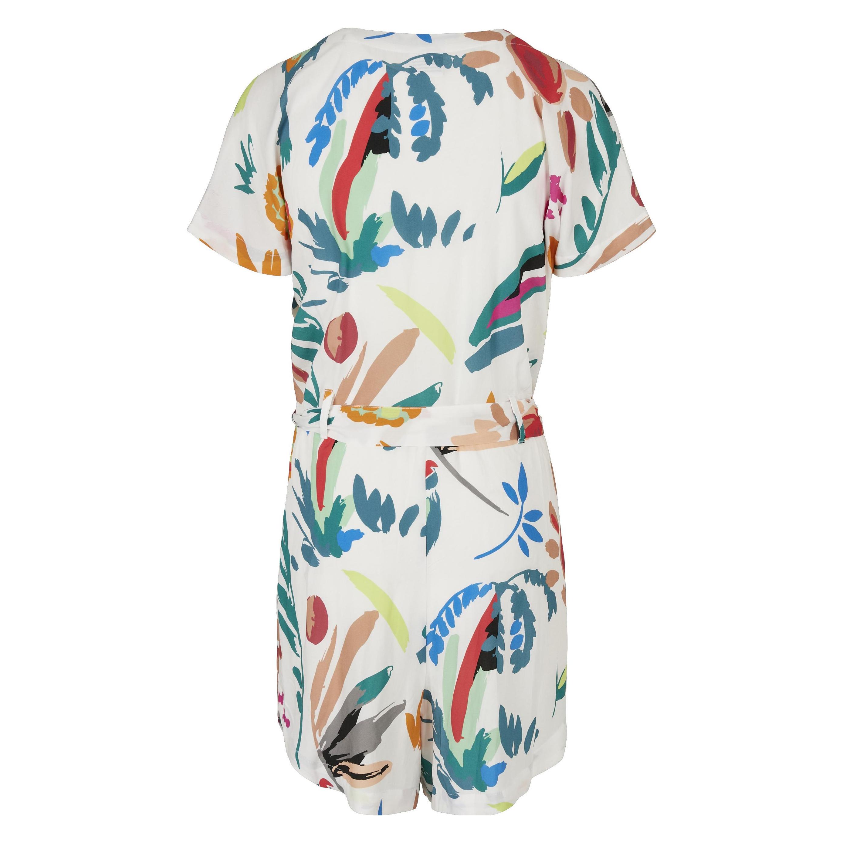 Urban Classics, Damen, Jumpsuits, Viscose Gt, Mehrfarbig, Weiss, (3XL)