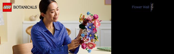 Actual product image LEGO Blumen an der Wand (LEGO Botanicals)