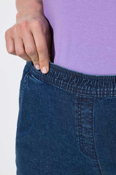 Produktbild Ulla Popken Jeans Mandy, gerades Bein, Elastikbund (58)