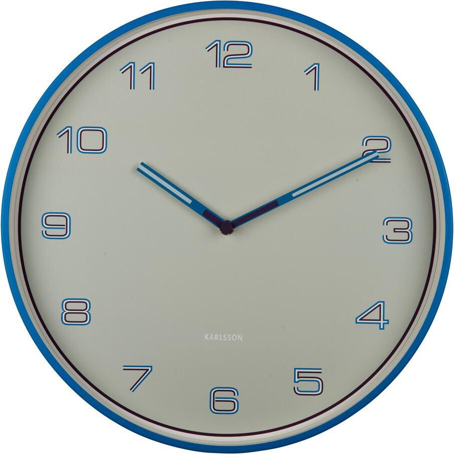 Karlsson, Orologio da parete, Lined Numbers (40 cm)