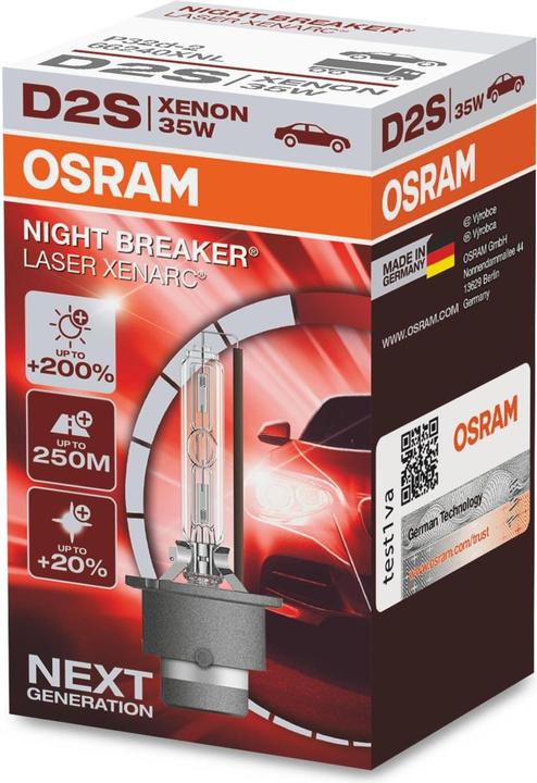 Image du produit Osram Laser Xenarc Night Breaker (D2S)