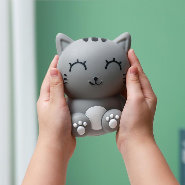 Produktbild i-Total Squishy Katze grau (14 cm)