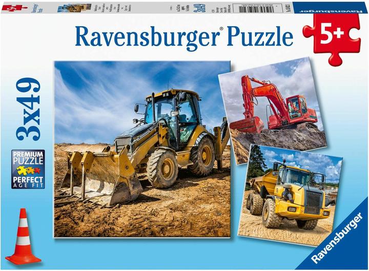 Image du produit Ravensburger Véhicules de construction en service (49 pièces)