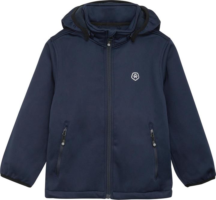 Actual product image Color Kids Softshell W. Fleece Total Eclipse (98)