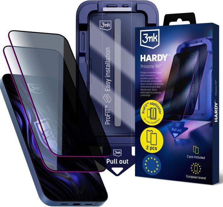 Produktbild 3MK Hardy Privzone 9H - Apple iPhone 15 Pro (Apple iPhone 15 Pro)