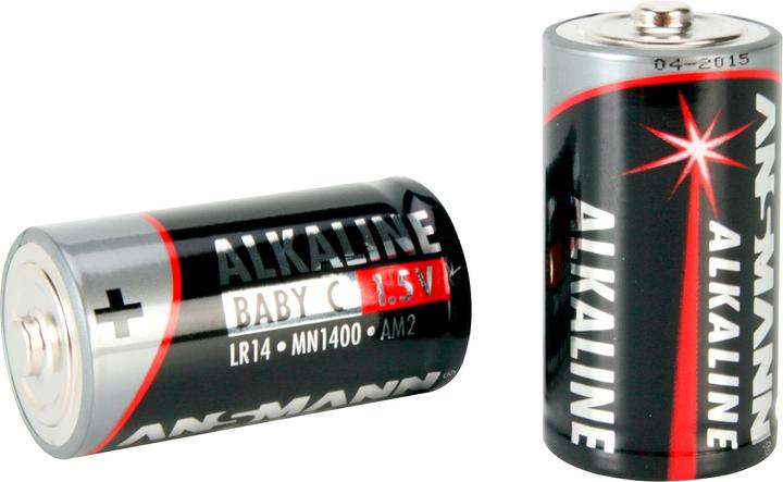 Produktbild Ansmann RED LINE - Batterie 2 x C - Kohlenstoff (2 Stk., C, 7000 mAh)