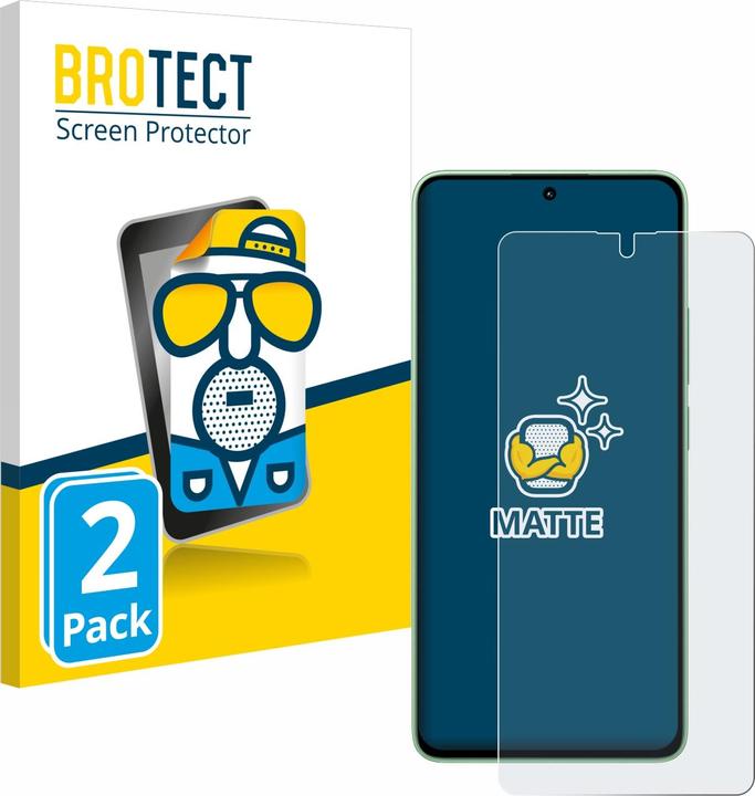 Produktbild BROTECT Entspiegelungs-Schutzfolie Displayschutz Matt (2 Stück, Xiaomi Redmi Note 13 4G)