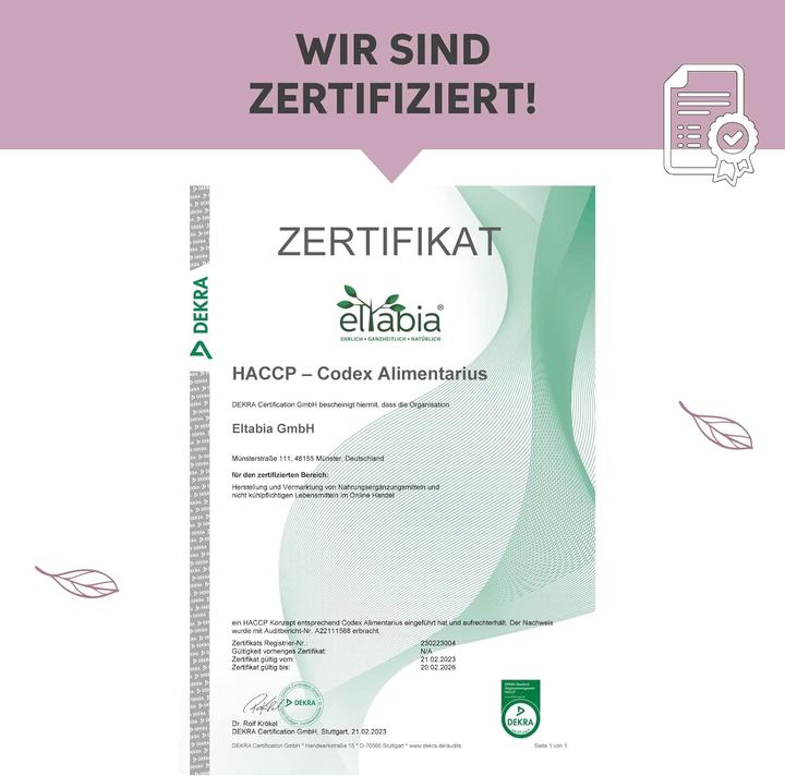 Produktbild Eltabia Bio Acai Kapseln in gefriergetrockneter Rohkost-Qualität | Hochdosiert 860mg Tagesdosis (200 Stück, Kapseln)