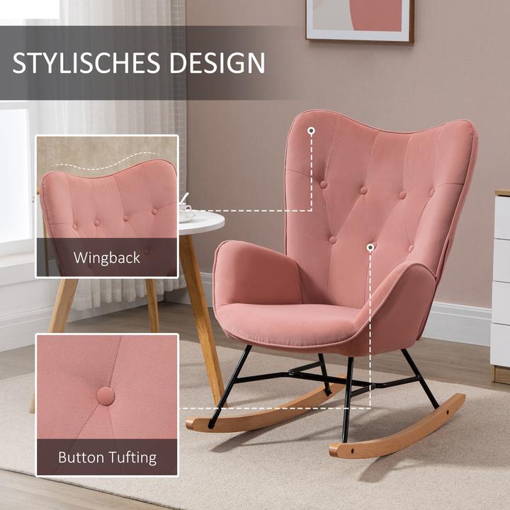 Immagine prodotto Homcom Sedia a dondolo