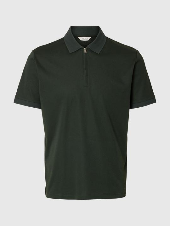 Selected Slhfave Zip Ss Polo Noos
