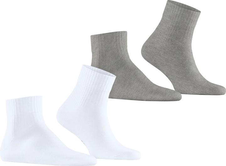 Produktbild Esprit Plain Rib 2-Pack Baumwollsneakersocken (2er Pack, 43 - 46)