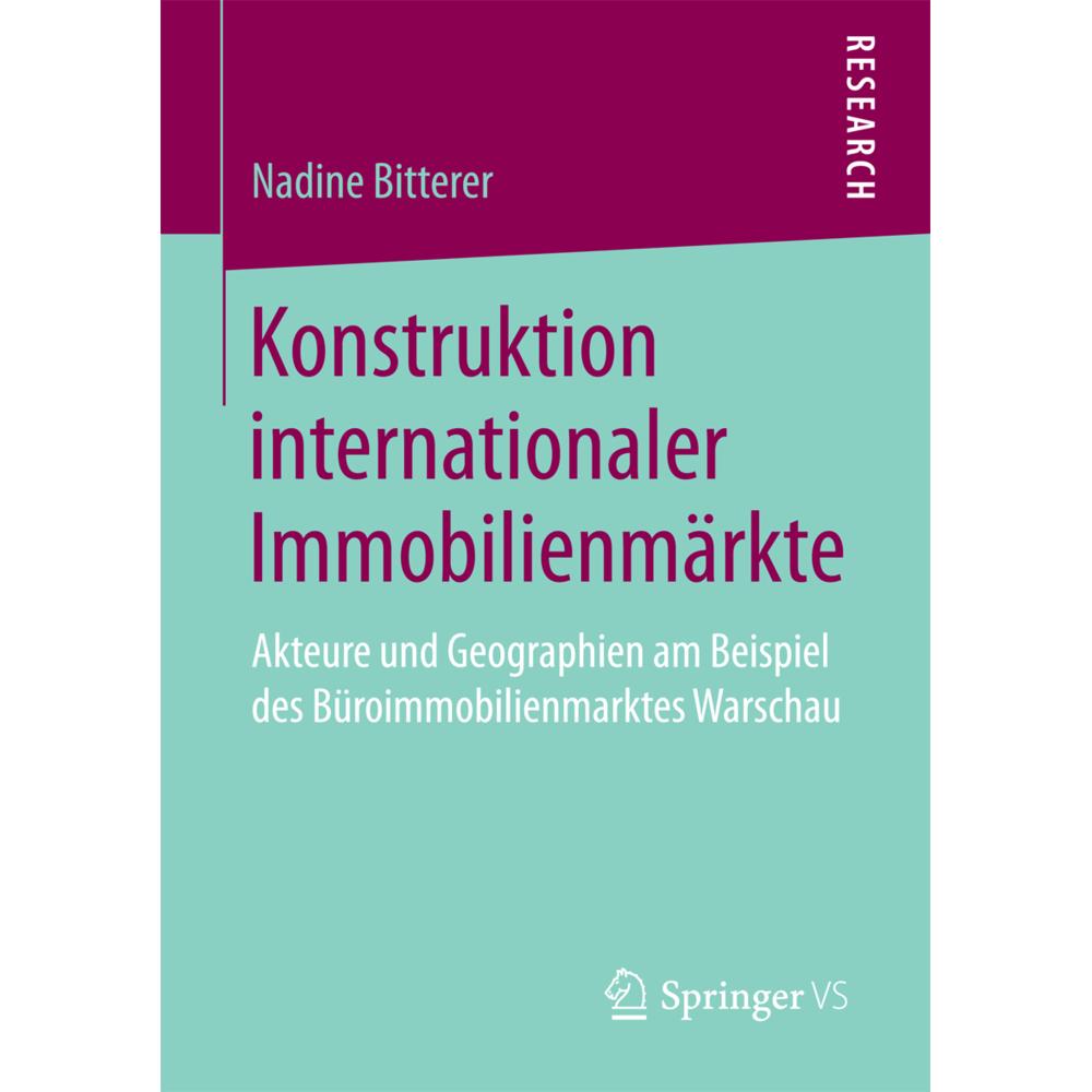 Konstruktion internationaler Immobilienmärkte, Fachbücher von Nadine Bitterer