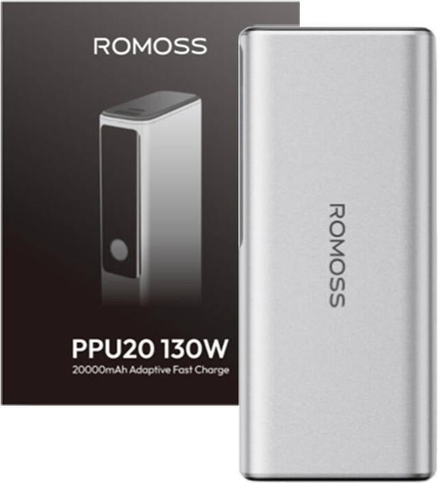 Actual product image Romoss PPU20 20000mAh 130W Powerbank (silver) (20000 mAh, 72 Wh)