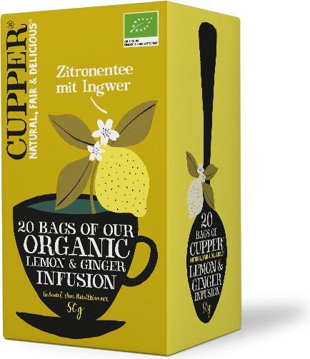 Produktbild Cupper Zitronentee mit Ingwer (50 g)