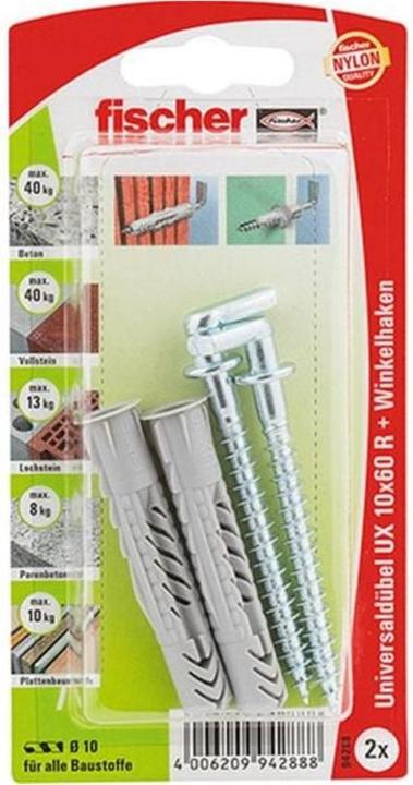 Produktbild Fischer Universaldübel UX 10x60 WH K (2 Stk.)