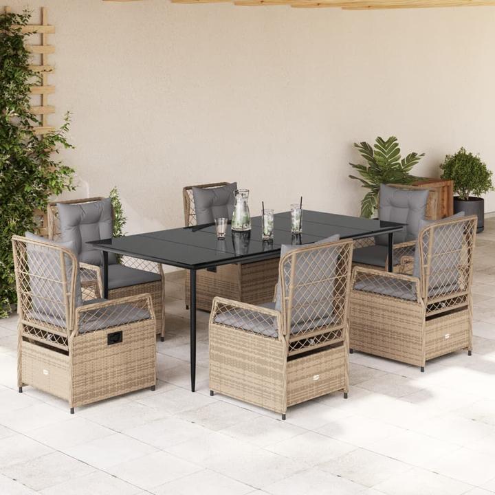 Produktbild vidaXL Garten Essgruppe (200 x 100 x 74 cm)