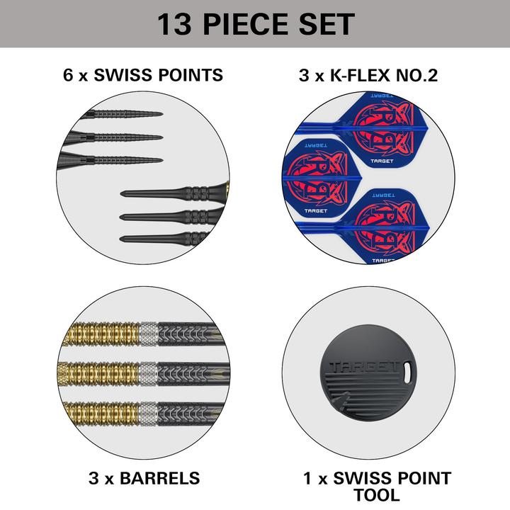 Image du produit Target Raymond van Barneveld G6 Softtip- 18g (18 g)