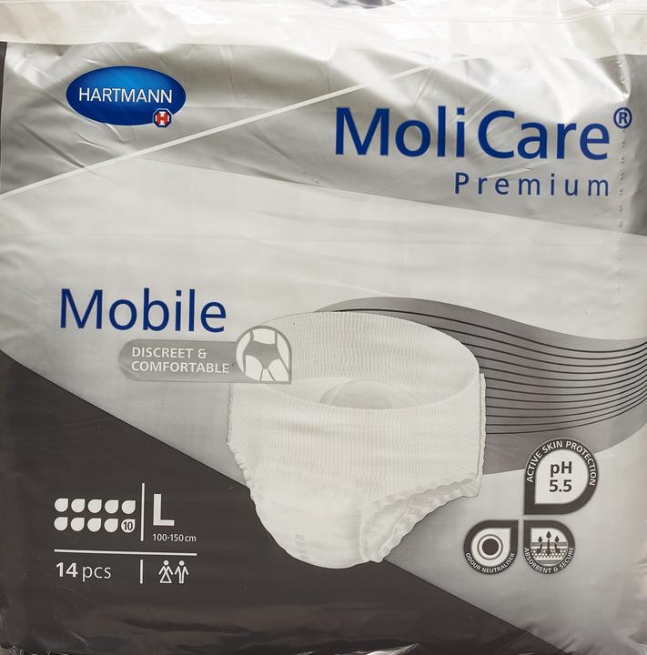Produktbild MoliCare Mobile 10 Inkontinenz Pants (14 x, L)