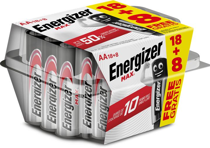 Image du produit Energizer Max Alcaline (26 pcs, AA)