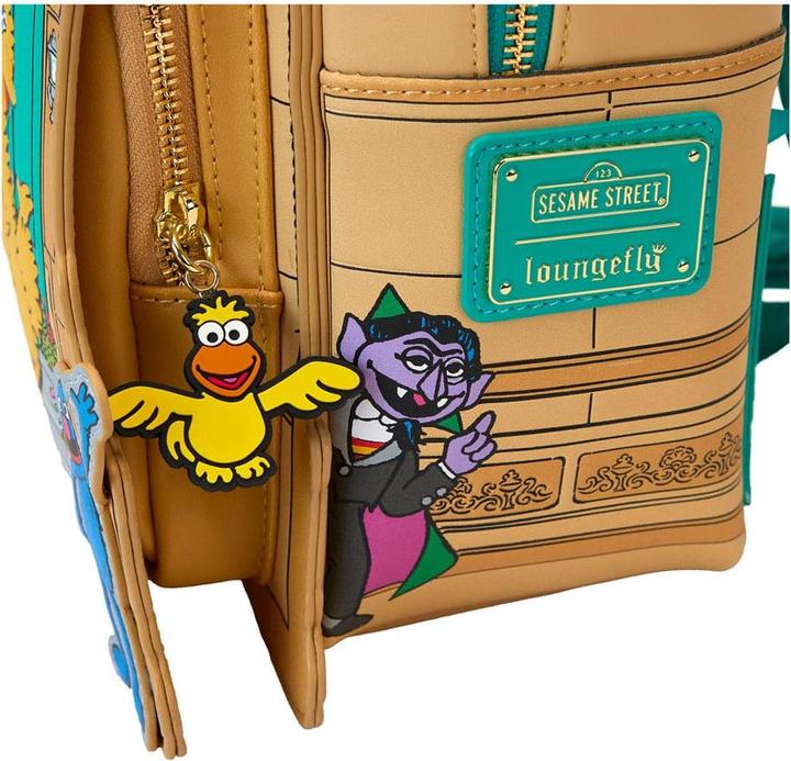 Actual product image Loungefly Sesame Street Corner backpack 30cm