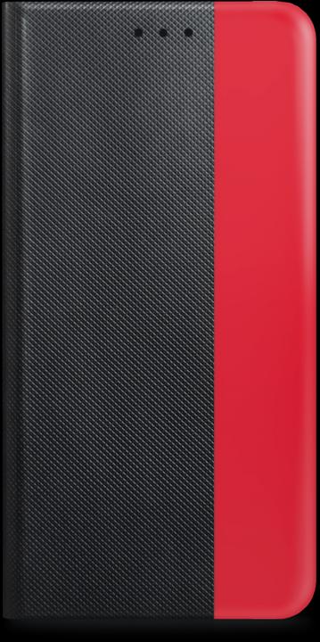 Actual product image prio Book Case Fashion for iPhone 11 Pro Max black-red (Apple iPhone 11 Pro Max)