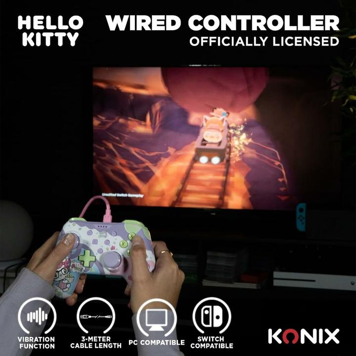 Produktbild Konix Hello Kitty Gamepad (PC, Switch, Switch Lite, Switch OLED)