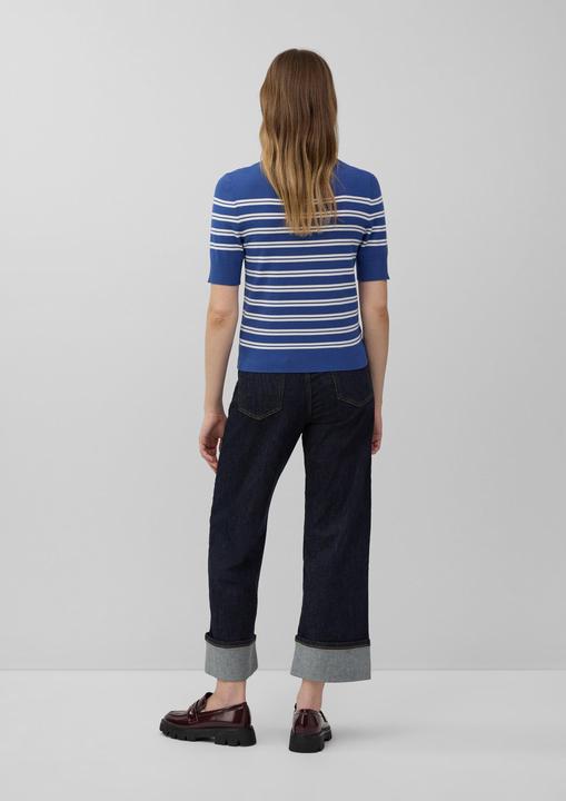 Produktbild s.Oliver Strickpullover Kurzarm-Strickpullover aus Viskosemix (34)