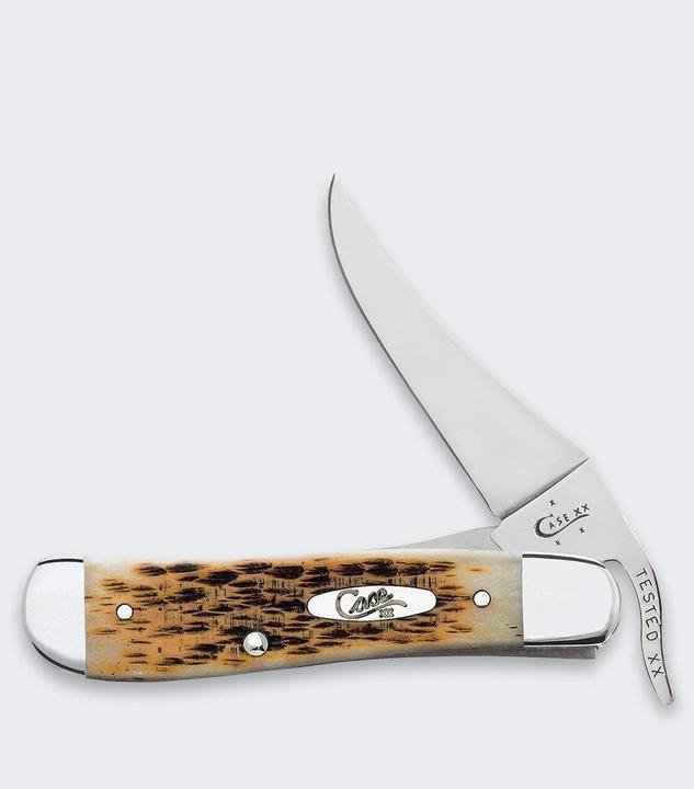 Case Sawcut Jigged Russlock SS Amber Klappmesser
