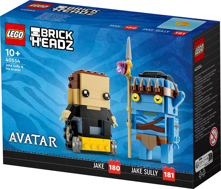 Actual product image LEGO BrickHeadz Jake Sully and His Avatar 40554 (40554, LEGO Brickheadz, LEGO Rare Sets)