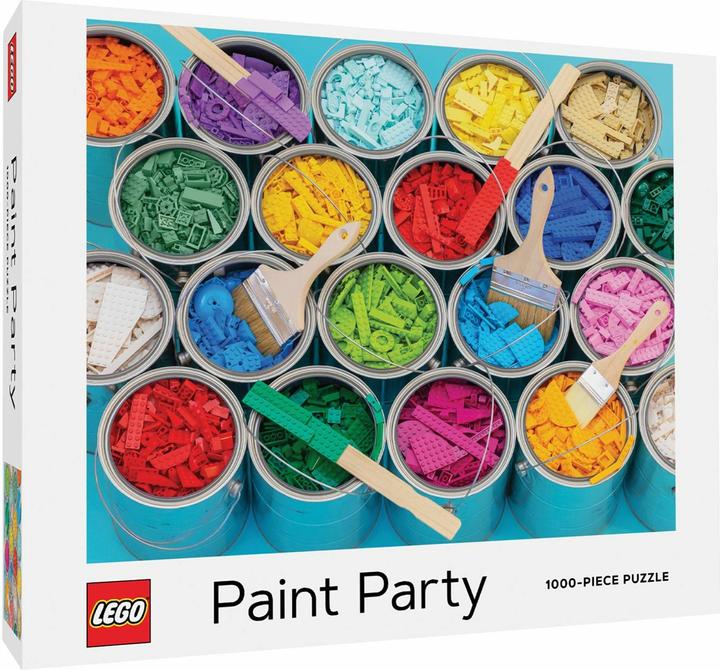 Abrams & Chronicle 79704 - LEGO Paint - Party Puzzle, 1000 Teile (1000 Teile)