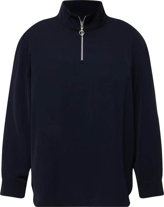 Produktbild Ulla Popken Tunika, Zipper, Oversized, Stehkragen, Langarm (42, 44)