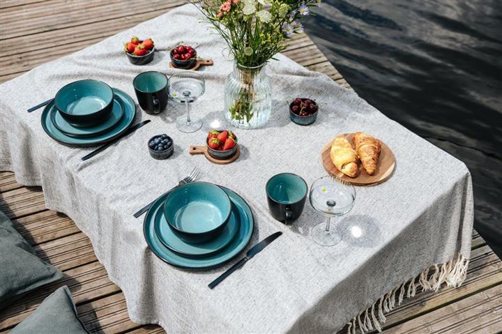 Produktbild Domoletti Plate Glaze Ins And Out Dark Gren 20cm (20 cm)