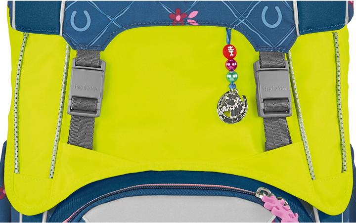 Actual product image Step by Step LED neon pull-over for the GIANT school rucksack model, yellow