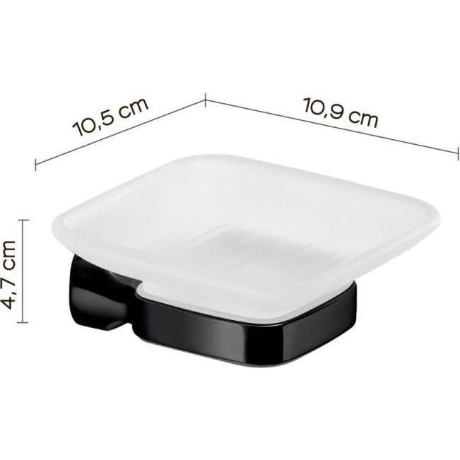 Thumbnail - Domoletti, Seifenspender + Seifenschale, Amalfi Soap Holder Matt Black