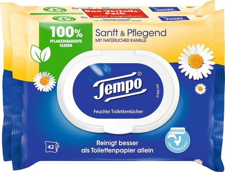 Tempo Sanft & Pflegend (84 Stück)