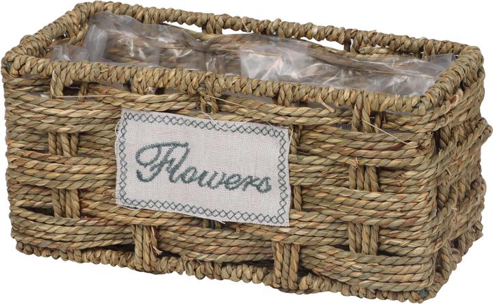 Actual product image GuGus Square Planter 25 cm, Nature (25 x 25 x 12 cm)