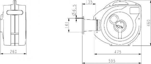 Image du produit Elmag Enrouleur automatique de tuyau d'eau ROLL WATER EVO 20/13 (20 m)