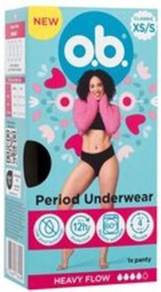 Actual product image o.b. Period Underwear (S, XS)