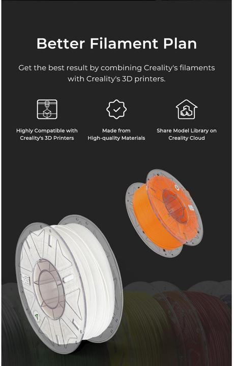 Immagine prodotto Creality Filamento 3d Pla Rfid Gold Hyper Series (PLA, 1.75 mm, 1000 g)
