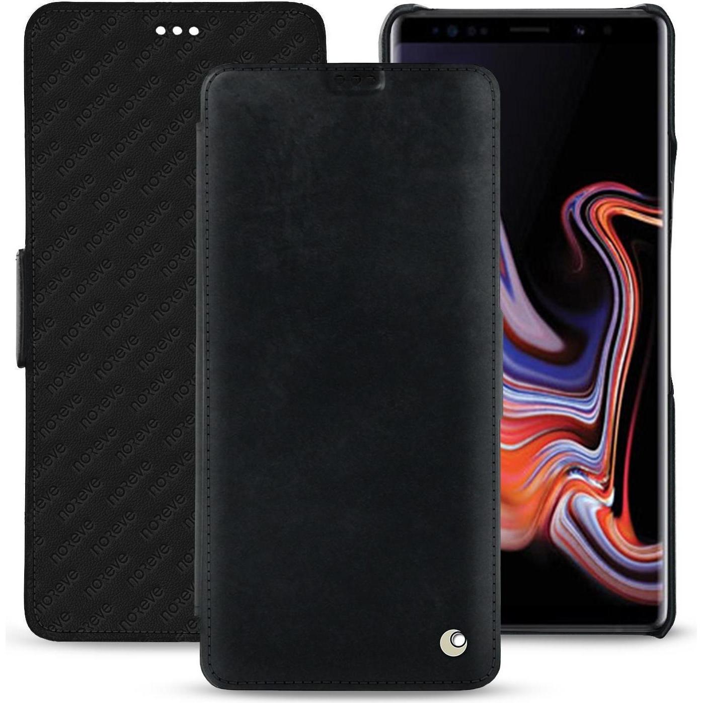 Thumbnail - Noreve Lederschutzhülle horizontal (Samsung Galaxy Note 9), Smartphone Hülle, Schwarz