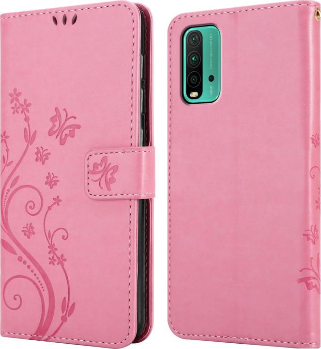 Immagine prodotto Cadorabo Copertina del libro a fiori (Xiaomi Poco M3, Xiaomi Redmi 9T)