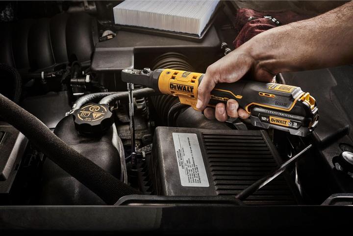 Produktbild DeWalt Akku-Ratsche, 1/4-3/8Z, 12 V, Basisversion (Akkubetrieb)