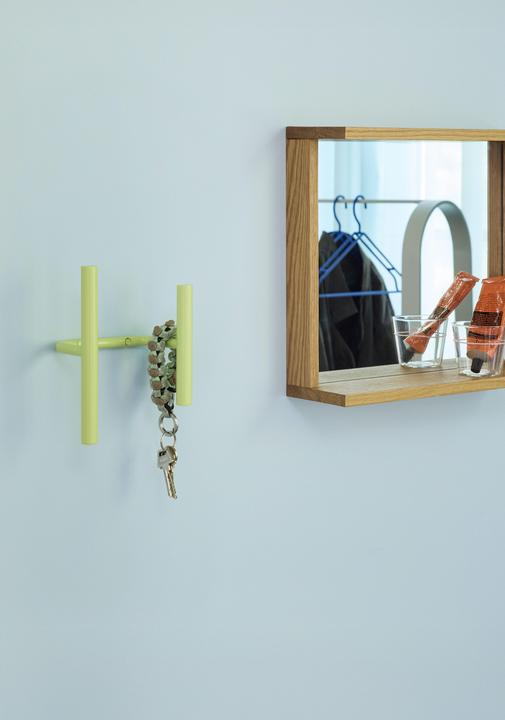 Actual product image Hübsch Flip Coatrack Light green