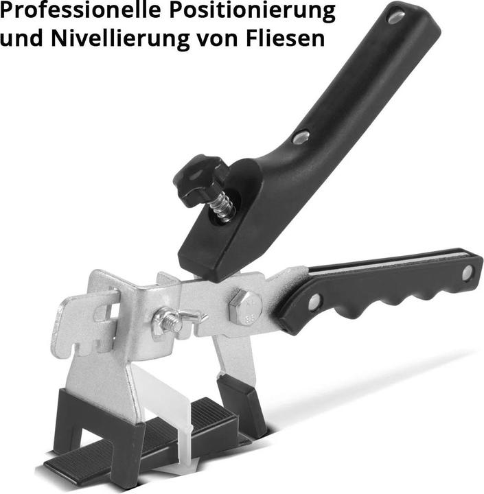 Produktbild Stahlwerk Fliesen-Nivellier-Set 200 Zuglaschen für 2mm Fugenbreite Verlegesystem