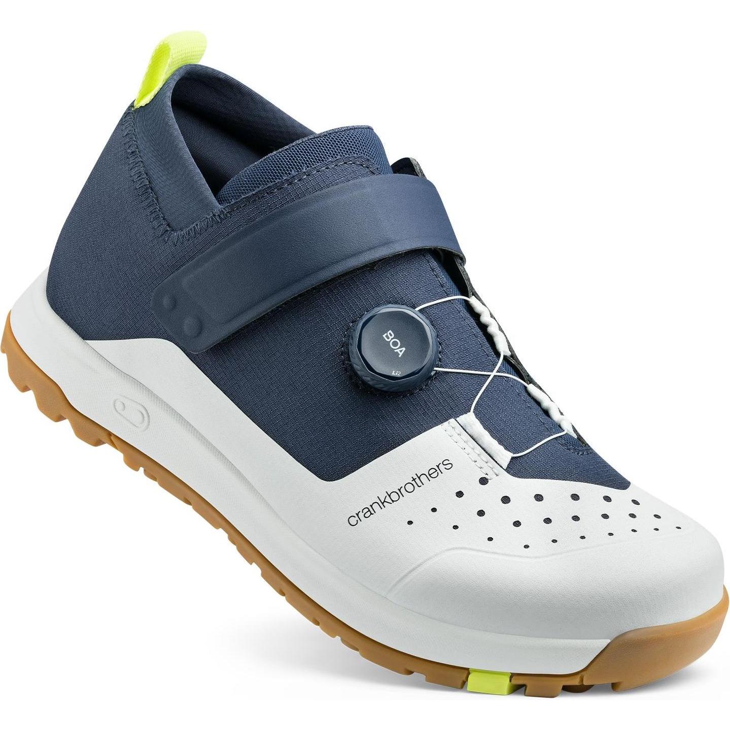 Crankbrothers, Scarpe da ciclismo, Mallet Trail Schuh, Boa, navy/grey/gum, 46.5 (EU) 12.5 (US) (46.5), Blu