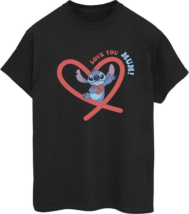 Image du produit Disney - T-shirt LILO & STITCH LOVE YOU MUM - Femme (M)