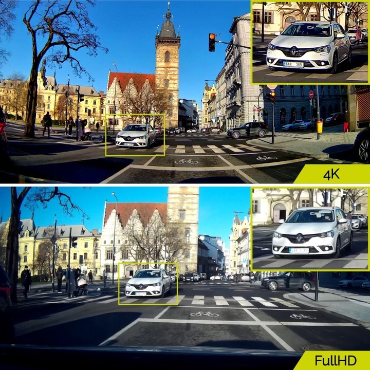 Produktbild TrueCam H25 Dashcam mit GPS Blickwinkel horizontal max.=50 ° Datenanzeige im Video, G-Sensor, WDR, Schleifen (GPS-Empfänger, Eingebautes Display, Akku, Beschleunigungssensor, WLAN, Eingebaute Anzeige, Bluetooth, UHD 4K)